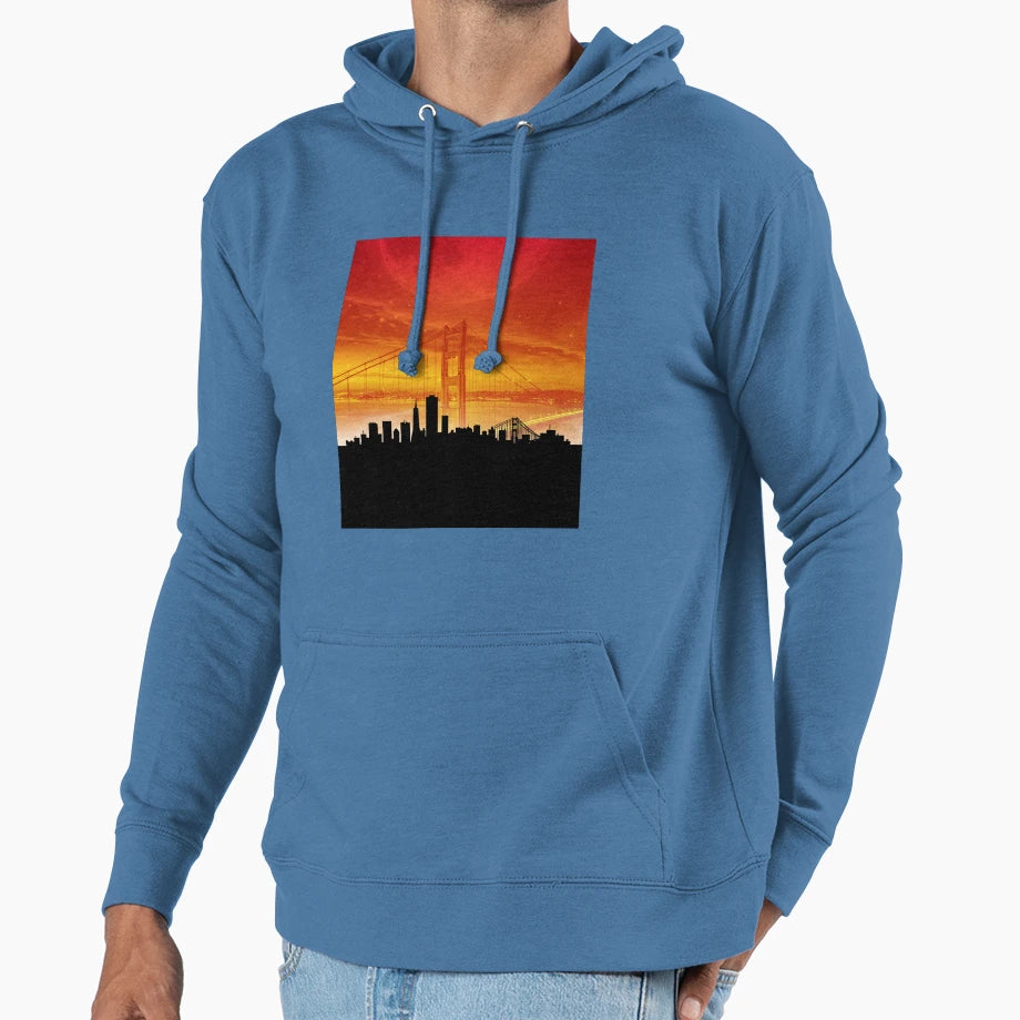 San Francisco Hoodie - Fun Novelty Design Men Women - T-Shirt, Sweatshirt, Hoodie