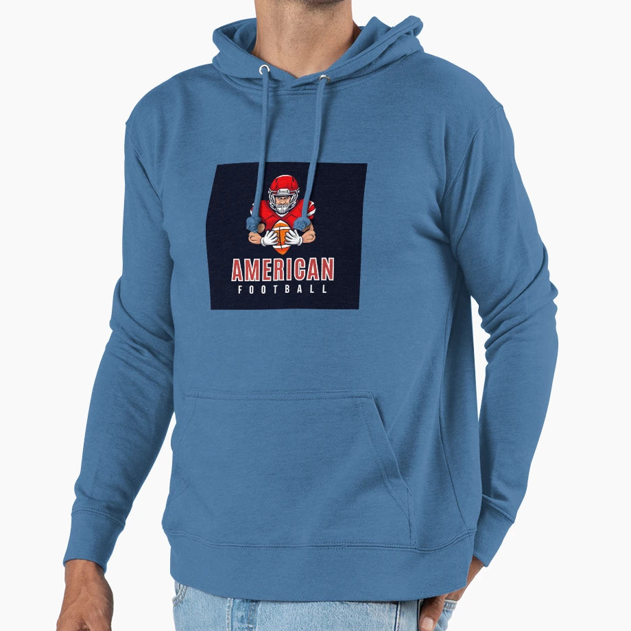 American Football Hoodie - Custom Art Print for Adults - T-Shirt, Sweatshirt, Hoodie