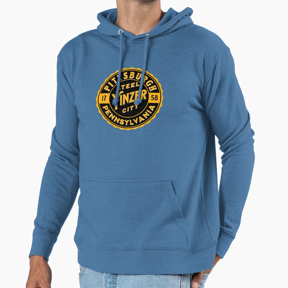 Pittsburgh Pennsylvania Steel City 412 Hoodie - Fun Novelty Design Unisex - T-Shirt, Sweatshirt, Hoodie