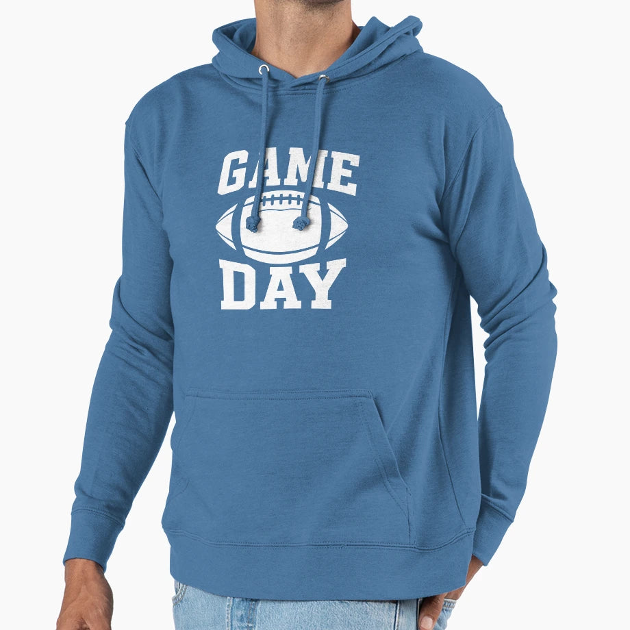 Game Day Football Hoodie - Graphic Print Men Women - T-Shirt, Sweatshirt, Hoodie