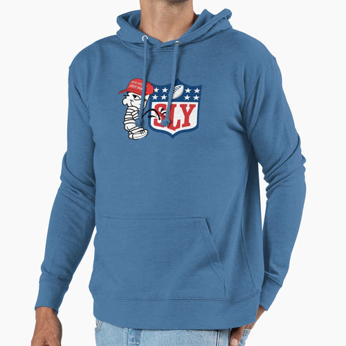 Maga Character Peeing Sly Shield Hoodie - Minimalist Print Men Women - T-Shirt, Sweatshirt, Hoodie
