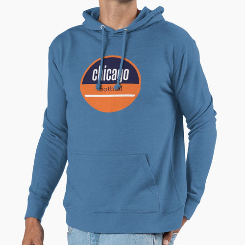 Chicago Football Hoodie - Minimalist Print Men Women - T-Shirt, Sweatshirt, Hoodie