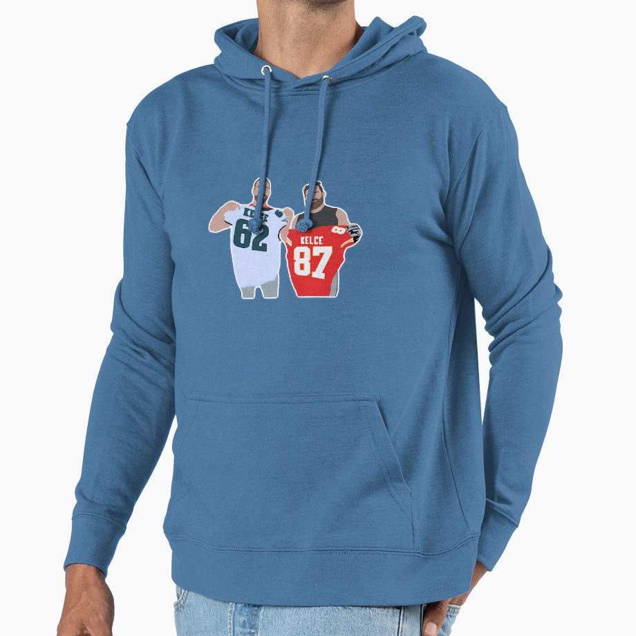 Kelce Brothers Hoodie - Aesthetic Graphic Unisex - T-Shirt, Sweatshirt, Hoodie