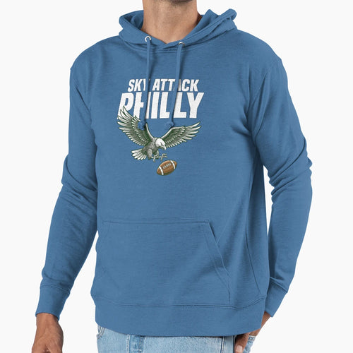 Philadelphia Sky Attack Philadelphia Hoodie - Custom Art Print for Adults - T-Shirt, Sweatshirt, Hoodie