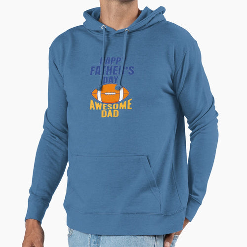 Awesome Football Dad Funny Fathers Day T-Shirt - Novelty Apparel Unisex - T-Shirt, Sweatshirt, Hoodie