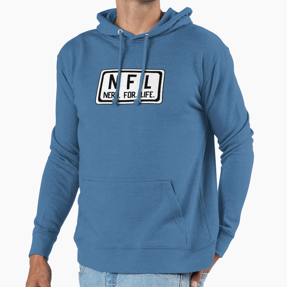 Nerd Life Wear It Proud Lol Hoodie - Unique Graphic for Adults - T-Shirt, Sweatshirt, Hoodie