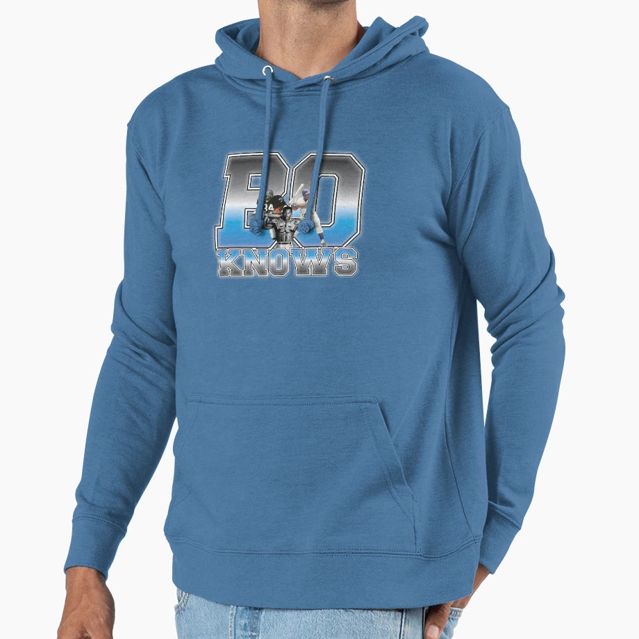Bo Knows Hoodie - Trendy Graphic Unisex - T-Shirt, Sweatshirt, Hoodie
