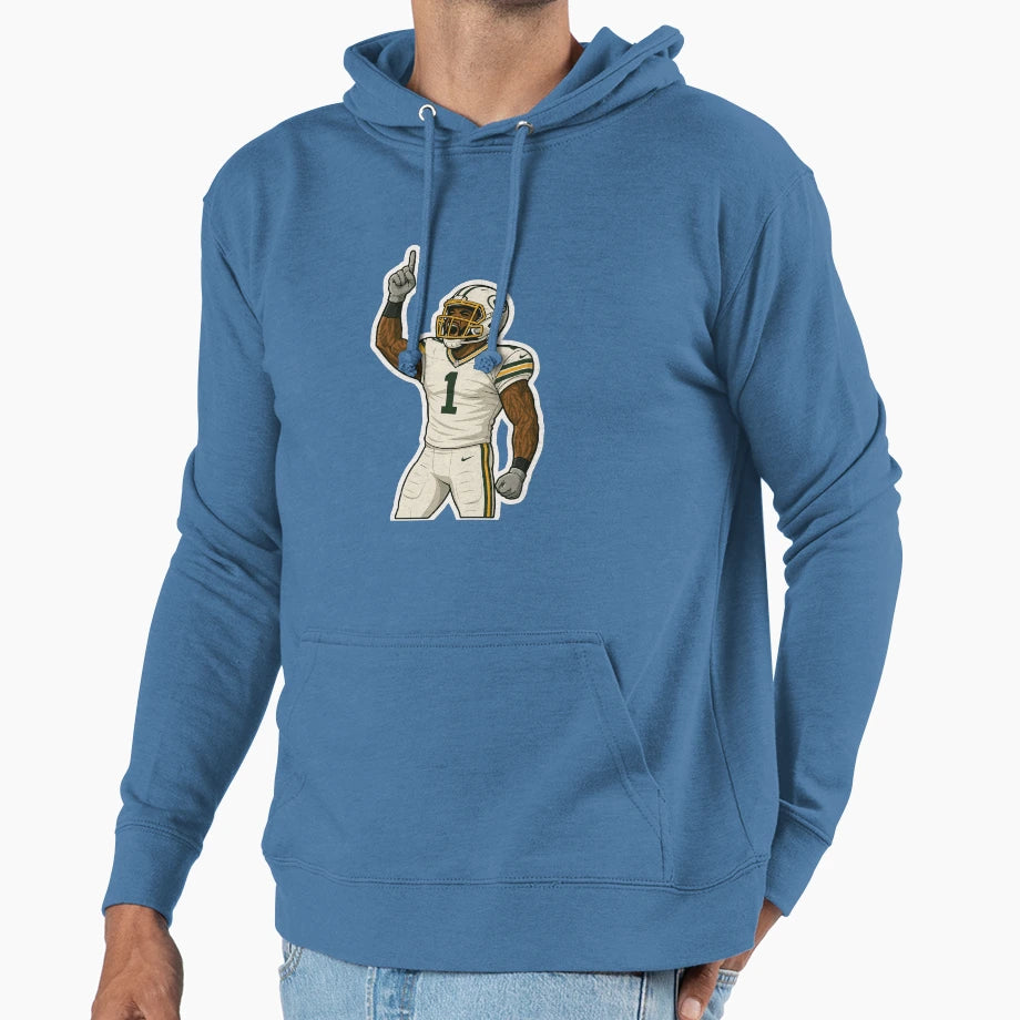 Green Gold Beast Mode Parsons Fan Art Hoodie - Casual Everyday Wear Unisex - T-Shirt, Sweatshirt, Hoodie