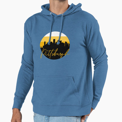 Black And Yellow Pittsburgh Fan Hoodie - Trendy Graphic for Adults - T-Shirt, Sweatshirt, Hoodie