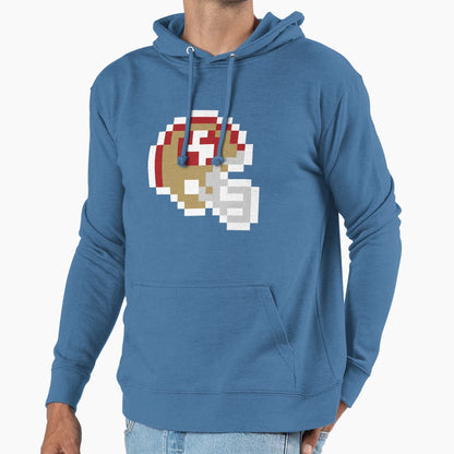 San Francisco 49Ers 8 Bit Football Hoodie - Custom Art Print for Adults - T-Shirt, Sweatshirt, Hoodie