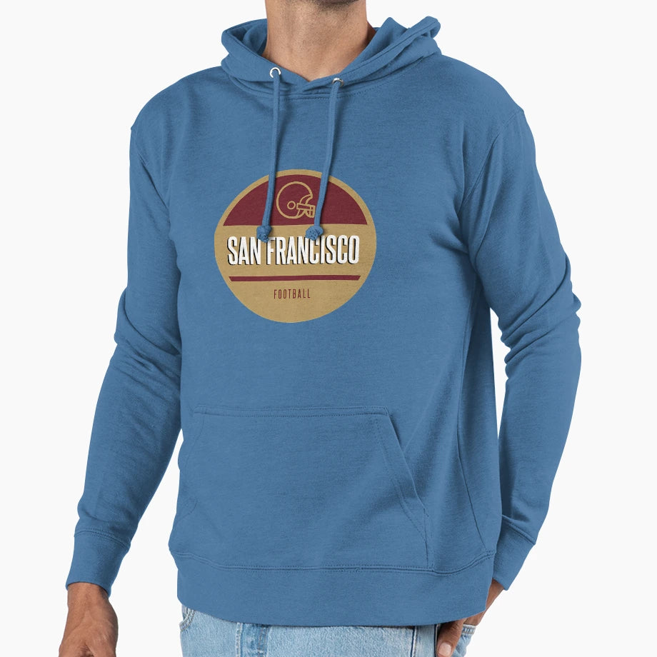 San Francisco Football Hoodie - Streetwear Style Unisex - T-Shirt, Sweatshirt, Hoodie
