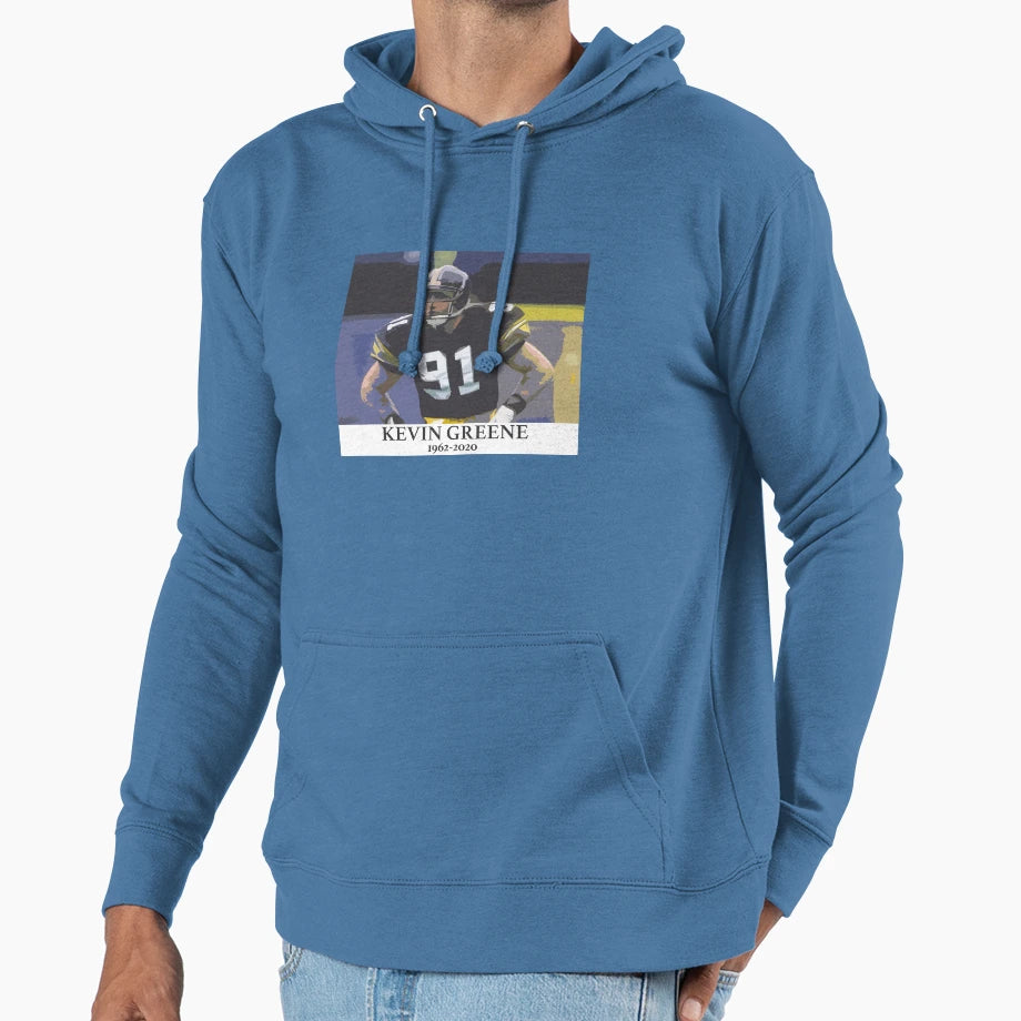 Kevin Greene Hoodie - Novelty Apparel for Adults - T-Shirt, Sweatshirt, Hoodie
