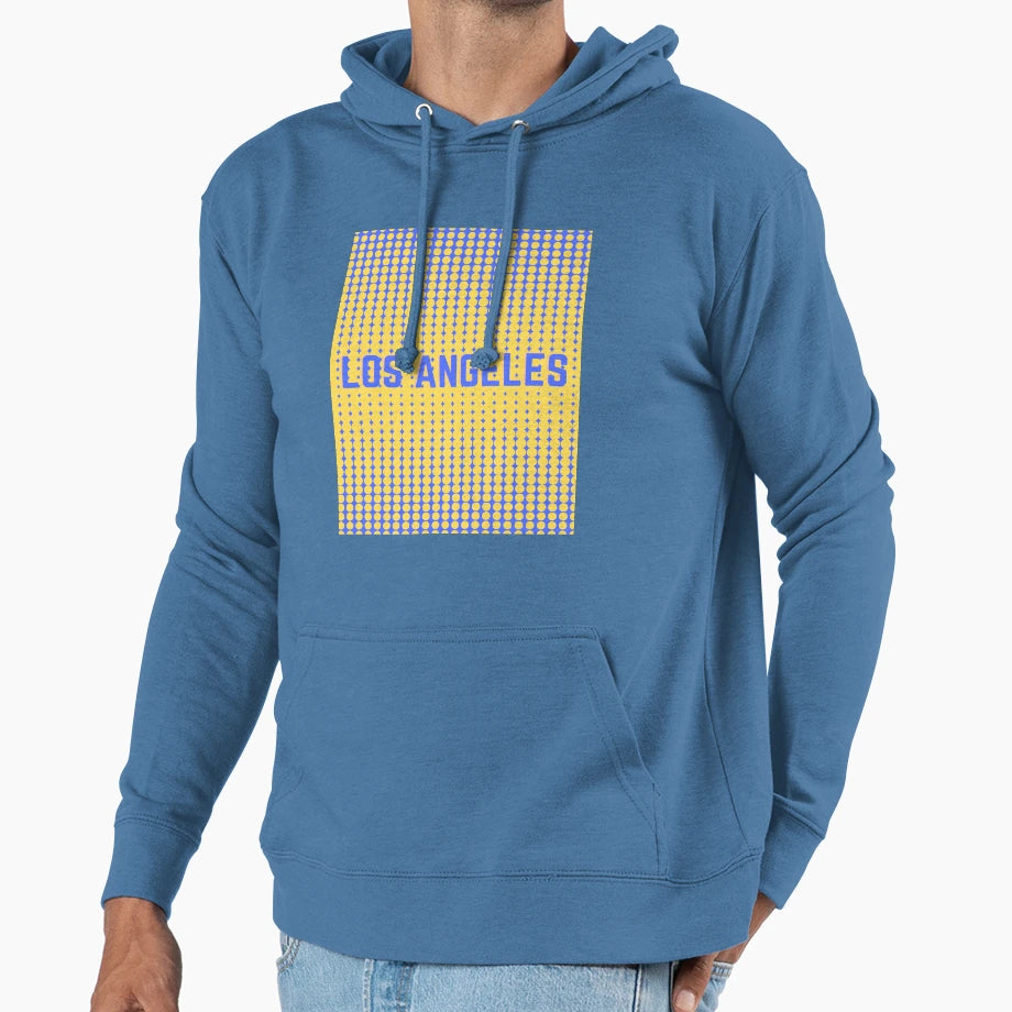 Los Angeles Dots 2 Hoodie - Graphic Print Men Women - T-Shirt, Sweatshirt, Hoodie