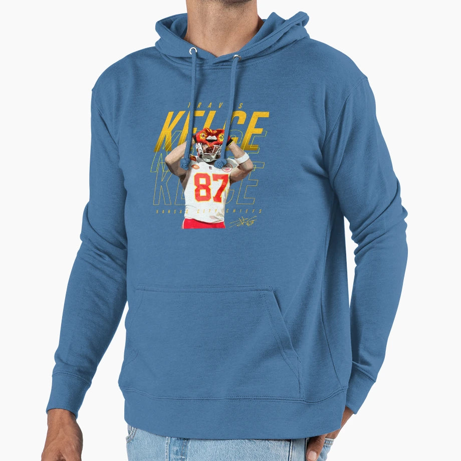 TK Heart Sign Kansas City Chiefs Hoodie - Trendy Graphic Unisex - T-Shirt, Sweatshirt, Hoodie