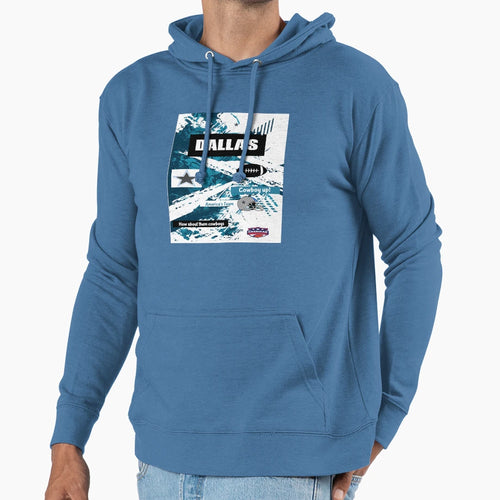 American Football Dallas Hoodie - Fun Novelty Design for Adults - T-Shirt, Sweatshirt, Hoodie