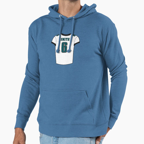 Devonta Smith Away Jersey Hoodie - Novelty Apparel for Adults - T-Shirt, Sweatshirt, Hoodie
