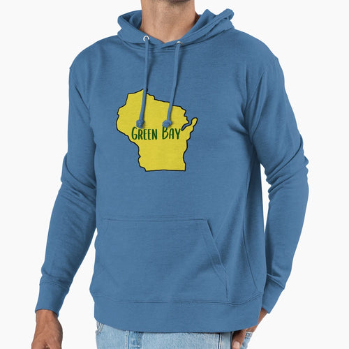 Green Bay Wisconsin Green And Gold Hoodie - Novelty Apparel Men Women - T-Shirt, Sweatshirt, Hoodie