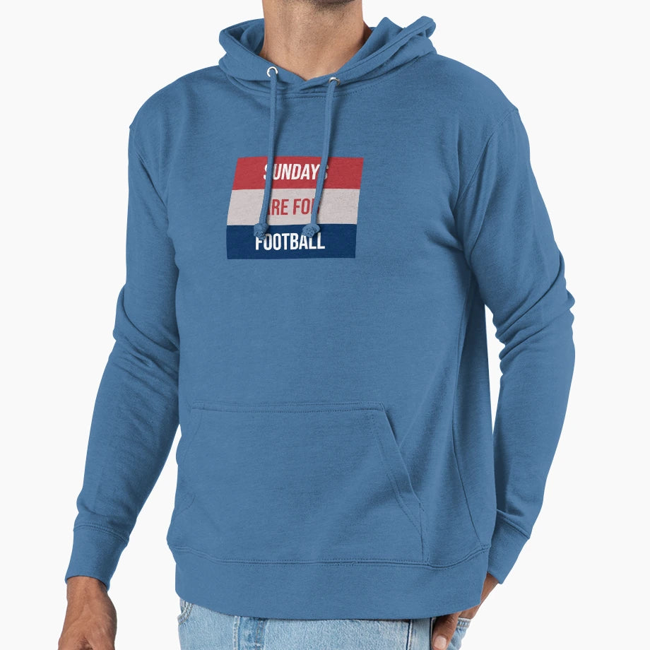Sundays Are Football Hoodie - Graphic Print Unisex - T-Shirt, Sweatshirt, Hoodie