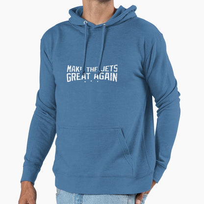 Jets Make Jets Great Again Tees Hoodie - Trendy Graphic for Adults - T-Shirt, Sweatshirt, Hoodie