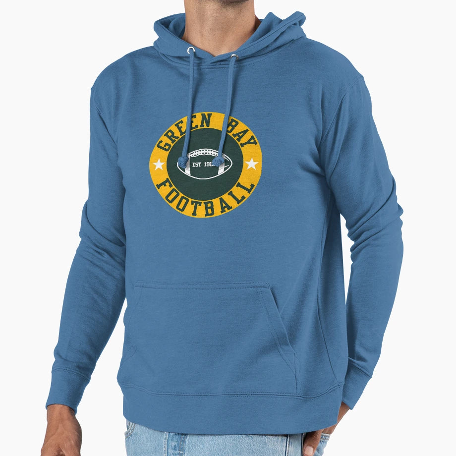 Green Bay Football Hoodie - Unique Graphic Men Women - T-Shirt, Sweatshirt, Hoodie