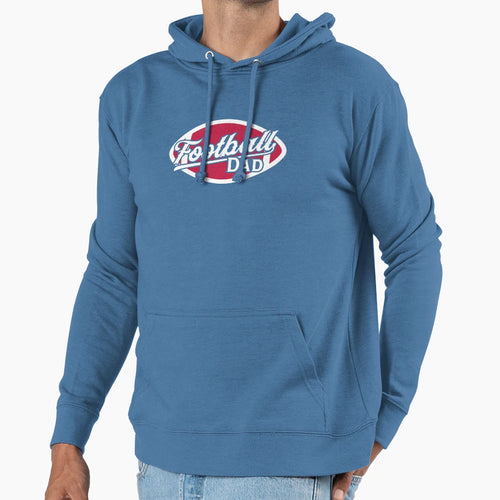 American Football Dad Game Day Hoodie - Graphic Print for Adults - T-Shirt, Sweatshirt, Hoodie
