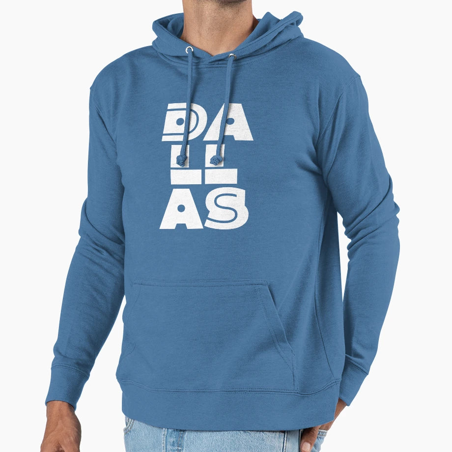 Dallas Texas Hoodie - Unique Graphic Unisex - T-Shirt, Sweatshirt, Hoodie