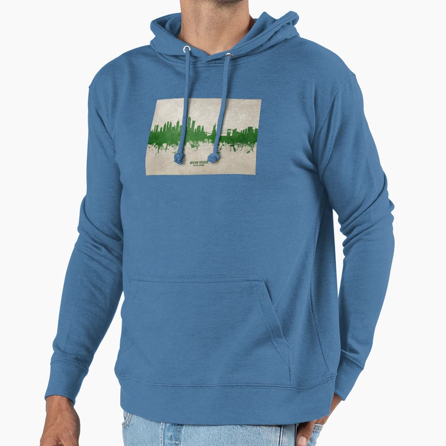 New York Skyline Hoodie - Streetwear Style Men Women - T-Shirt, Sweatshirt, Hoodie