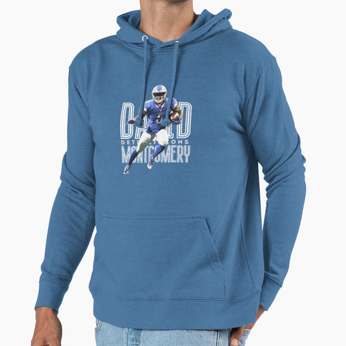 David Montgomery Lions Football T-Shirt - Aesthetic Graphic Men Women - T-Shirt, Sweatshirt, Hoodie