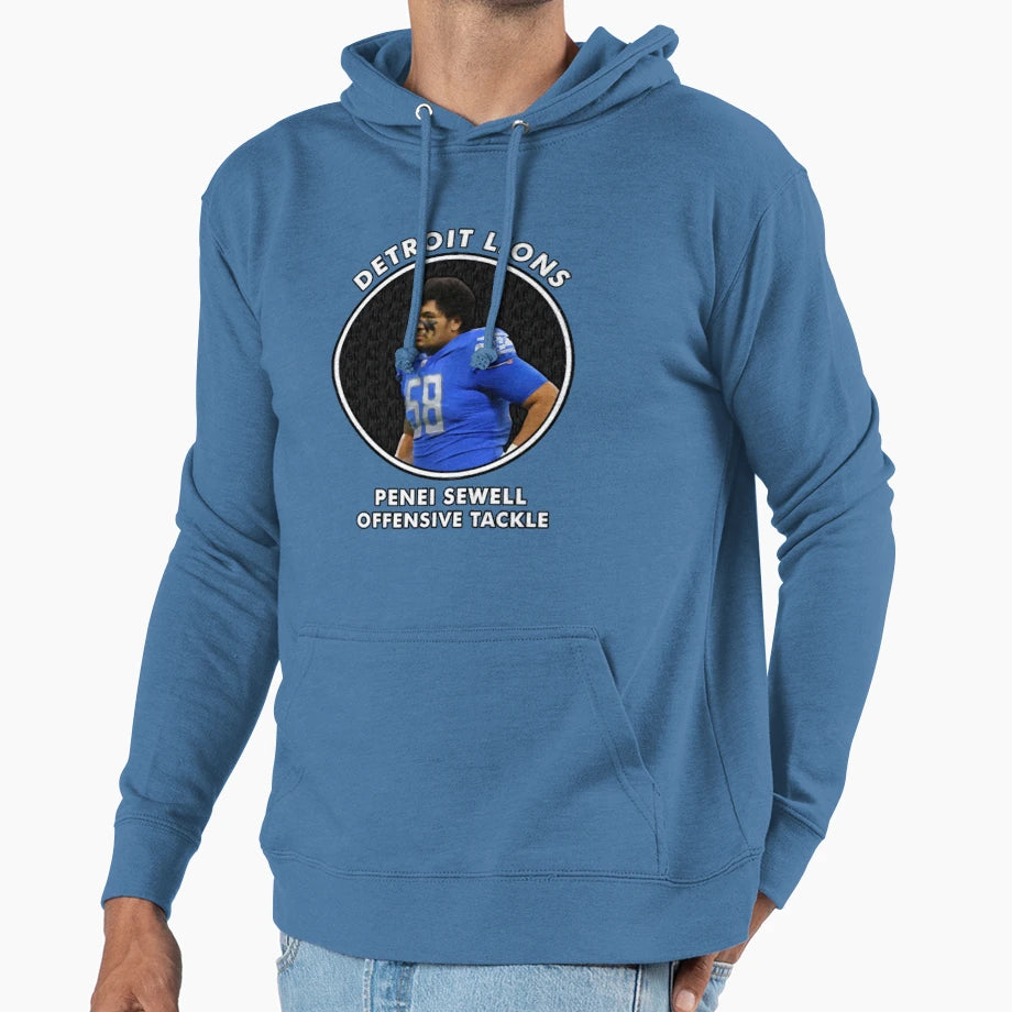 Penei Sewell Ot Detroit Lions T-Shirt - Graphic Print Unisex - T-Shirt, Sweatshirt, Hoodie
