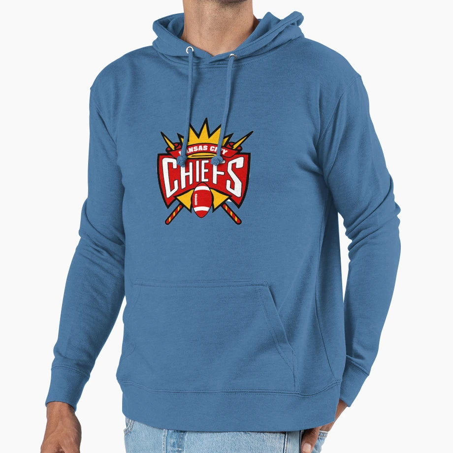 Chiefs Logo Hoodie - Fun Novelty Design Men Women - T-Shirt, Sweatshirt, Hoodie