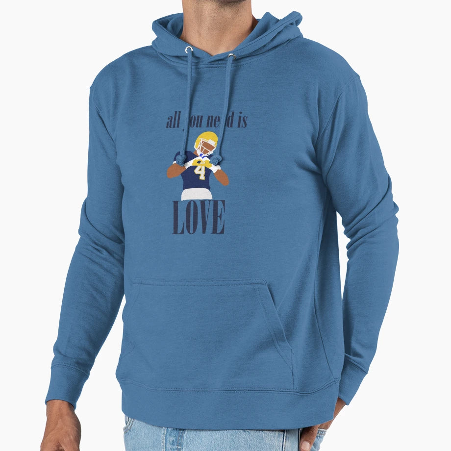 All You Need Is Jeremiyah Love Hoodie - Minimalist Print Unisex - T-Shirt, Sweatshirt, Hoodie