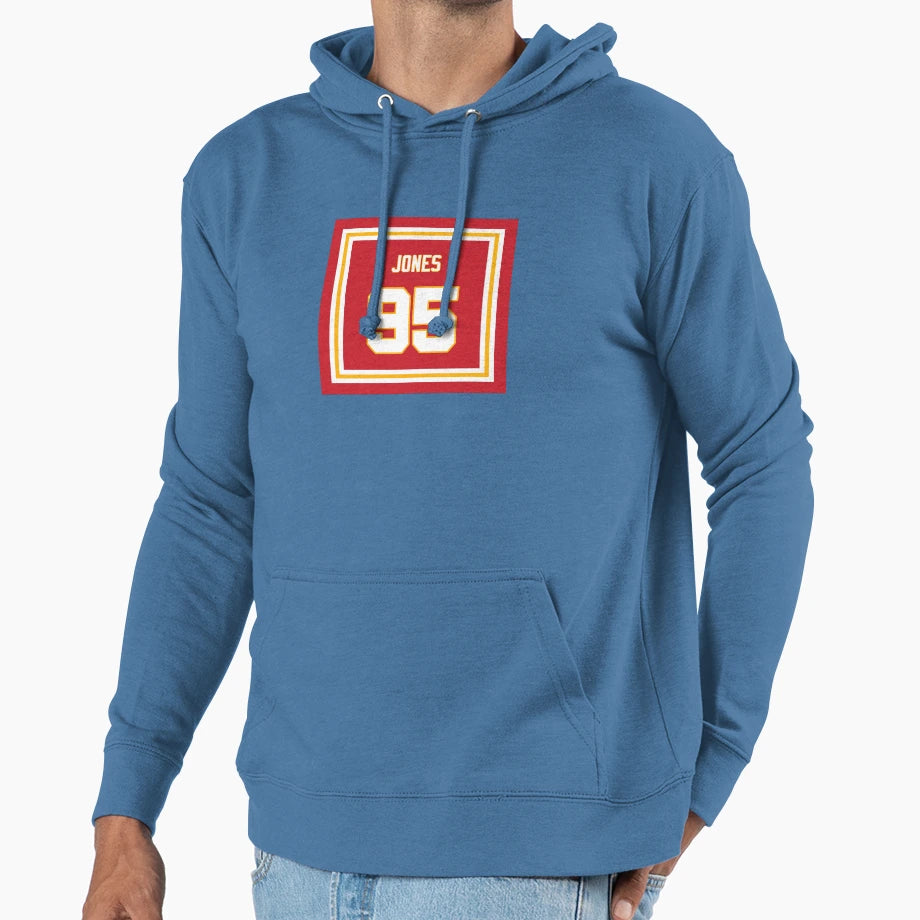 Chris Jones Kansas City Hoodie - Aesthetic Graphic Unisex - T-Shirt, Sweatshirt, Hoodie