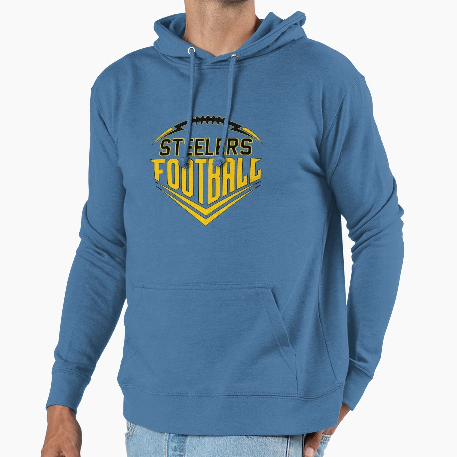 Black And Yellow Pittsburgh Fan Hoodie - Streetwear Style Unisex - T-Shirt, Sweatshirt, Hoodie