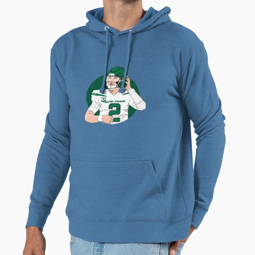 Zach Wilson Quarterbackperfect Hoodie - Custom Art Print for Adults - T-Shirt, Sweatshirt, Hoodie