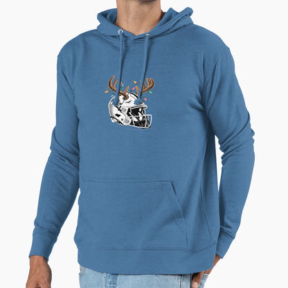 Lights Football Helmet Hoodie - Minimalist Print for Adults - T-Shirt, Sweatshirt, Hoodie