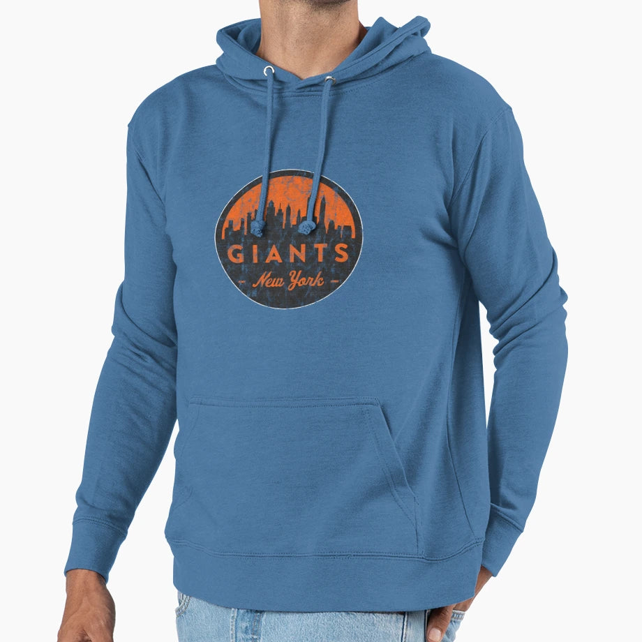 Ny Giants Baseball Logo Distressed T-Shirt - Casual Everyday Wear Unisex - T-Shirt, Sweatshirt, Hoodie