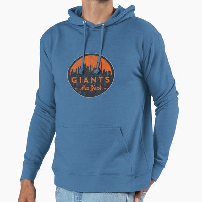 Ny Giants Baseball Logo Distressed T-Shirt - Casual Everyday Wear Unisex - T-Shirt, Sweatshirt, Hoodie