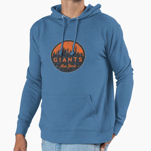 Ny Giants Baseball Logo Distressed T-Shirt - Casual Everyday Wear Unisex - T-Shirt, Sweatshirt, Hoodie