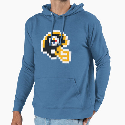 Pittsburgh Steelers 8 Bit Football Helmet Hoodie - Streetwear Style Unisex - T-Shirt, Sweatshirt, Hoodie