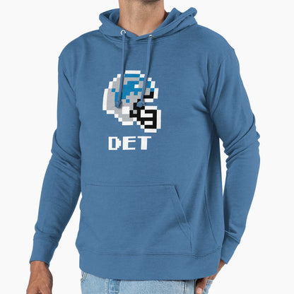 Detroit Lions Tecmo Super Bowl Football Hoodie - Unique Graphic Unisex - T-Shirt, Sweatshirt, Hoodie