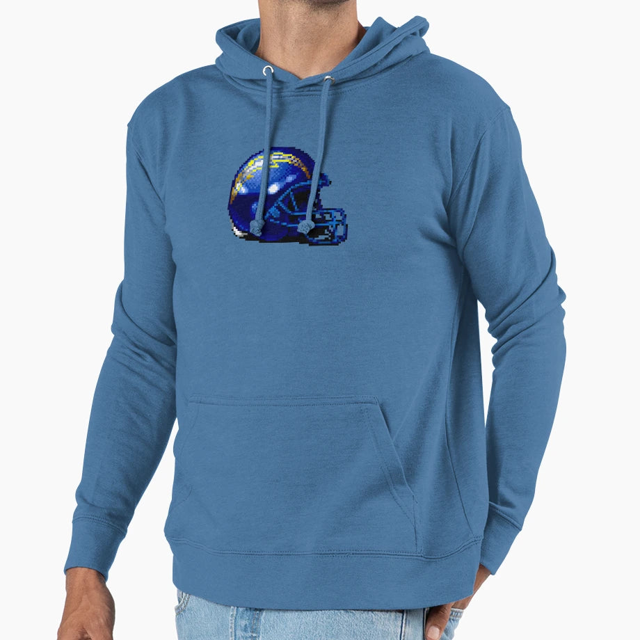 Chargers Helmet Sprite Hoodie - Aesthetic Graphic Men Women - T-Shirt, Sweatshirt, Hoodie
