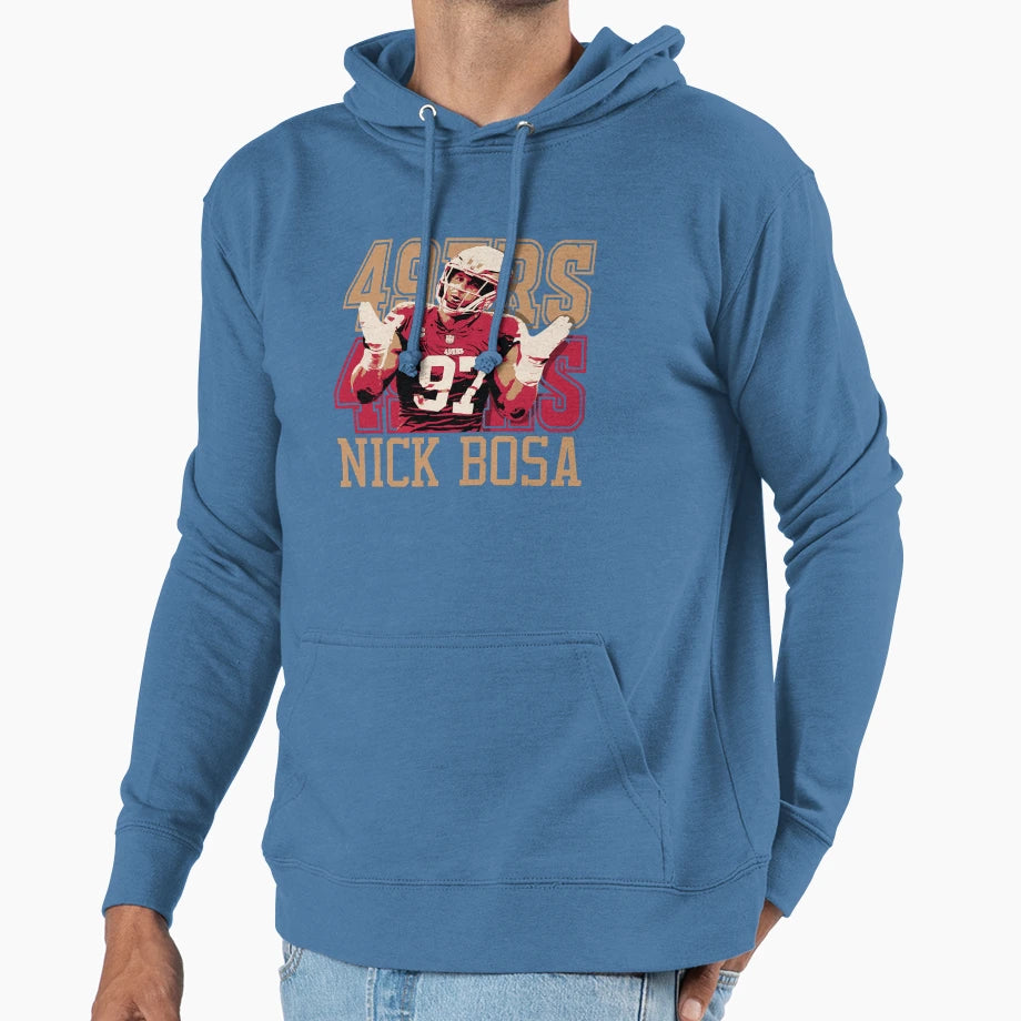 Championship Touchdown Player 97 Hoodie - Minimalist Print Unisex - T-Shirt, Sweatshirt, Hoodie