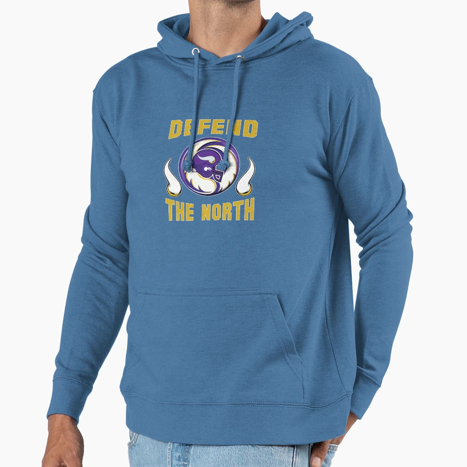 Minnesota Defend North Viking Product Hoodie - Novelty Apparel Unisex - T-Shirt, Sweatshirt, Hoodie