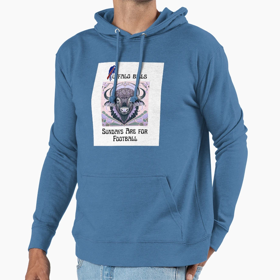 Sundays Are Football Hoodie - Fun Novelty Design Unisex - T-Shirt, Sweatshirt, Hoodie