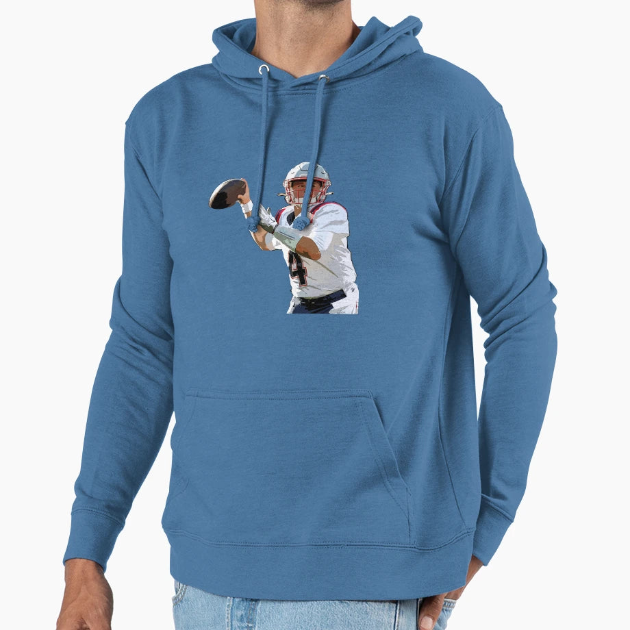 Bailey Zappe Hoodie - Trendy Graphic for Adults - T-Shirt, Sweatshirt, Hoodie