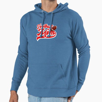 Football Mom Hoodie - Casual Everyday Wear Men Women - T-Shirt, Sweatshirt, Hoodie