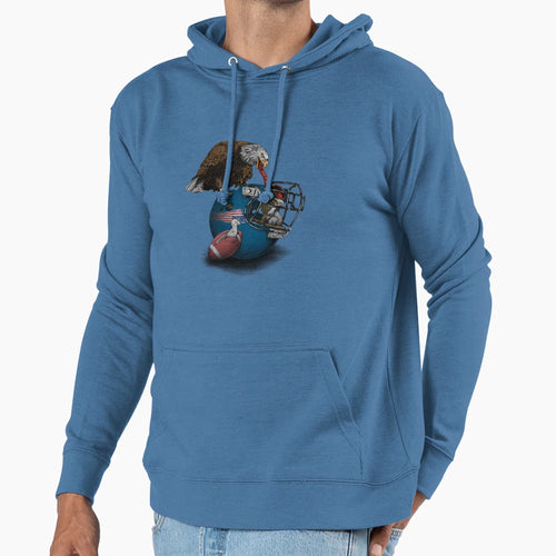 Sports Nature American Football Hoodie - Custom Art Print Unisex - T-Shirt, Sweatshirt, Hoodie