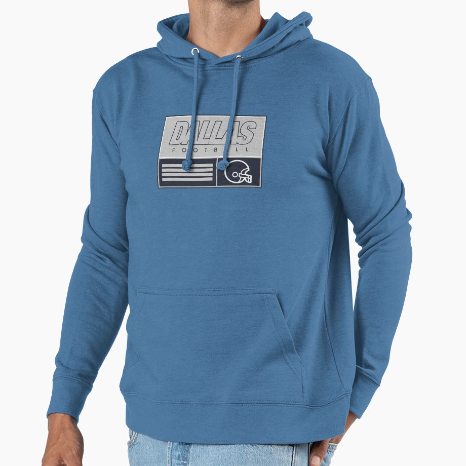 Dallas Soccer Hoodie - Minimalist Print for Adults - T-Shirt, Sweatshirt, Hoodie