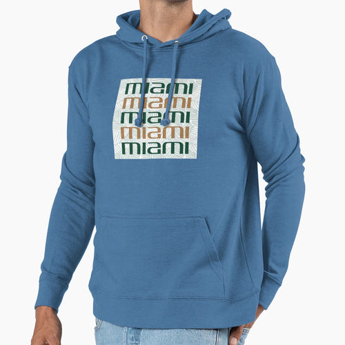 University Miami Hoodie - Fun Novelty Design Men Women - T-Shirt, Sweatshirt, Hoodie