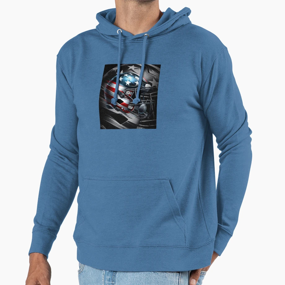 American Football Hoodie - Graphic Print Men Women - T-Shirt, Sweatshirt, Hoodie